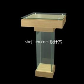 Reception Commercial Booth Support Desk 3d model