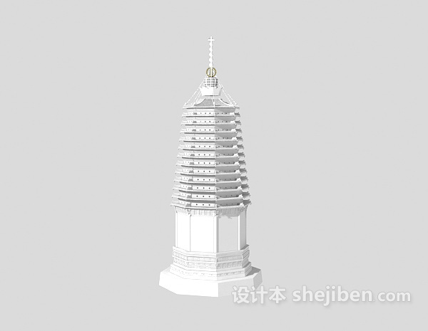 Chinesischer alter Turm