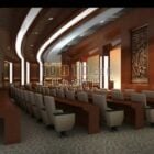 43d model  of the conference hall.