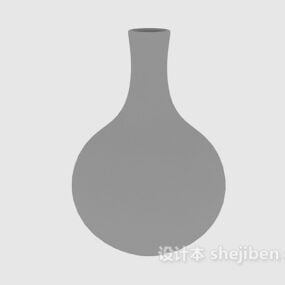 Simple Porcelain Vase 3d model