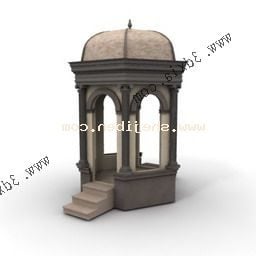 Rome Paviljoen 3D-model