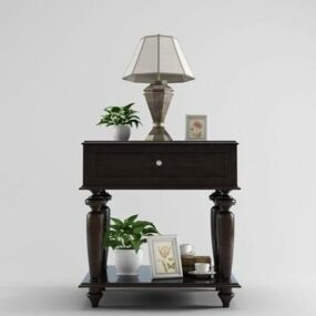 American Console Table 3d model