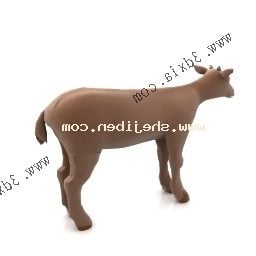 Wild Cow Animal 3d model