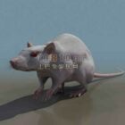 動物ライブラリ19-マウス3Dモデルのダウンロード。