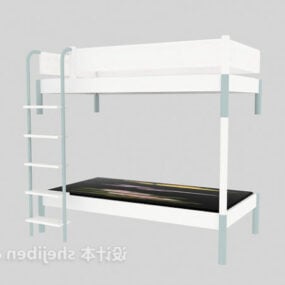 Apartment Small Bunk Bed 3d model