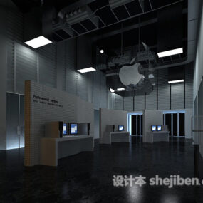 Apple mobiele telefoonshowroom 3D-model