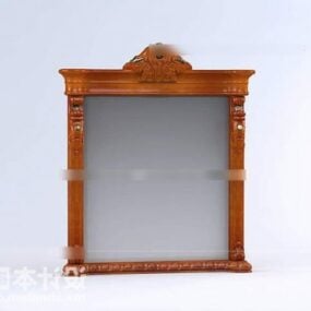 Furnitur Cermin Antik model 3d