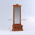 Hoogte spiegel houten frame