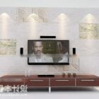 TV Hintergrundwand mit Beleuchtung Dekoration