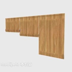 3д модель комплекта бамбуковых штор