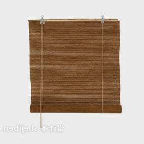 Brown Bamboo Curtain 3d model