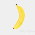 Banana Fruit Food 3d model .