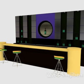 Bar Counter 3d model
