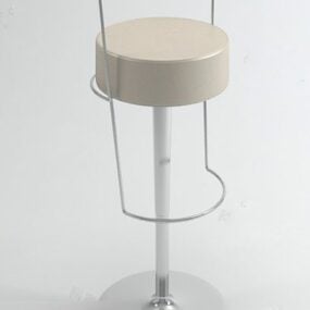 صندلی بار مدل سه بعدی طرح مینیمالیستی