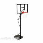 バスケットボールボックスの3Dモデル。