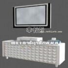 Bedroom TV cabinet 3d model .
