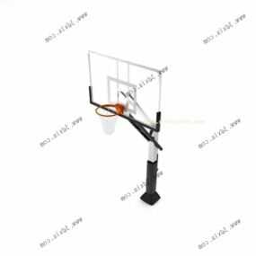 Modello 3d dell'attrezzatura sportiva di obiettivo di pallacanestro