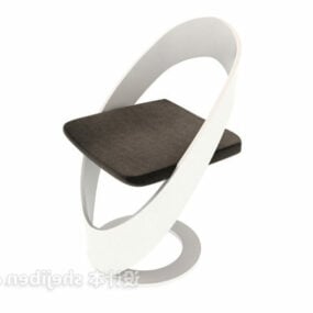 Modelo 3d de cadeira estilizada de modernismo