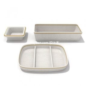 Food Ceramic Plate 3d model