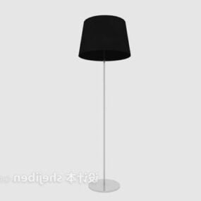 Floor Lamp Black Shade 3d model