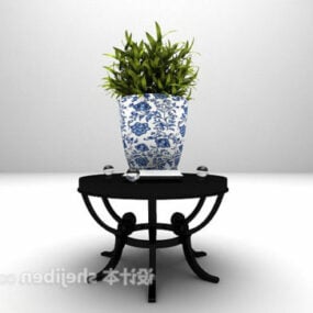 Flower Basket Decoration 3d model