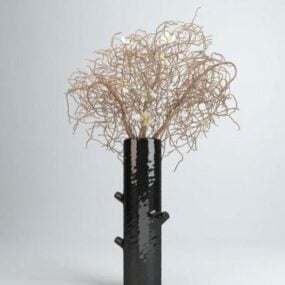 Vase Flower Sansevieria 3D-Modell