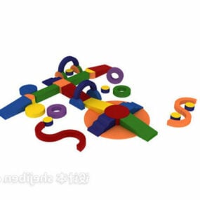 子供のための遊び場のおもちゃ3Dモデル