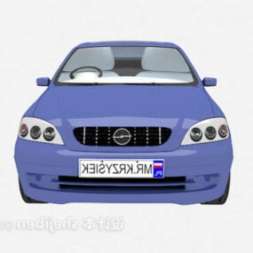 Blue City Car 3d model