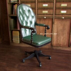 Wheels Boss Chair Polstring 3d modell