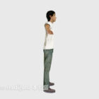 Young Boy Stand Figure