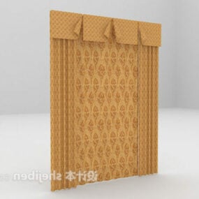 Curtain Blind Vertical Scroll 3d model