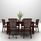 Brown Table Dinning Room Combination