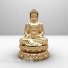 Gold Buddha Sculpture