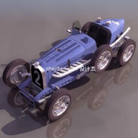 Bugatti Araba Klasik 3d modeli