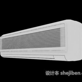 白い空調装置の3Dモデル
