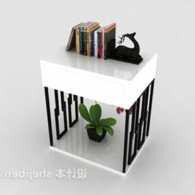 Cabinet Bedside Table 3d model