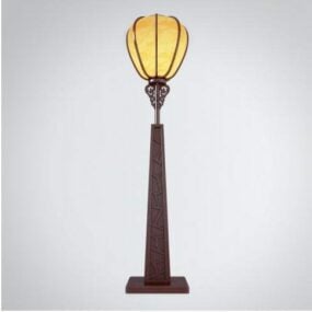 Antique Chinese Floor Lamp 3d model