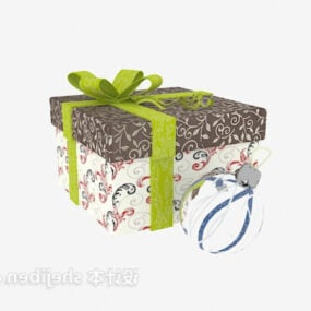 กล่องของขวัญเค้กโมเดล 3 มิติ
