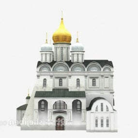 Russisk Castle Villa 3d-modell