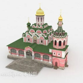 Klein castle Gebäude 3D-Modell
