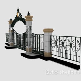 3д модель здания Королевских входных ворот