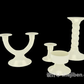 Model 3d Peralatan Makan Dekorasi Vas Keramik