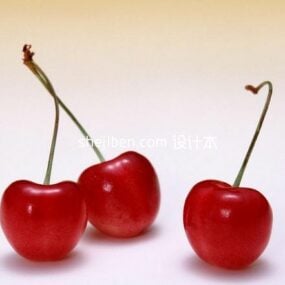 Realistisk Cherry Fruit 3d-modell