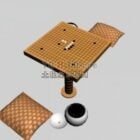 チェス盤テーブル
