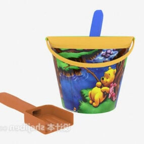Mô hình đồ chơi bãi biển trẻ em 3d
