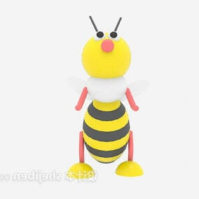 3д модель детской мягкой игрушки пчелка