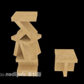 Modelo 3d de blocos de construção de brinquedos infantis