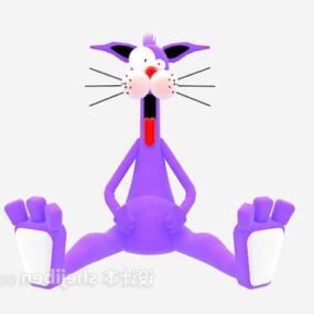 Brinquedo infantil gato dos desenhos animados V1 modelo 3d