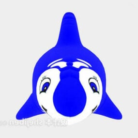 Model 3d Dolphin Mainan Sumbat