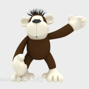 Modelo 3d de orangotango de brinquedo infantil
